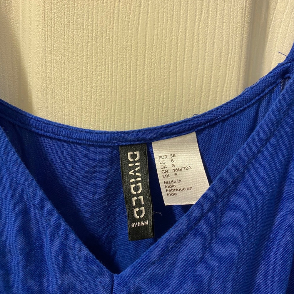 H&M blue dress